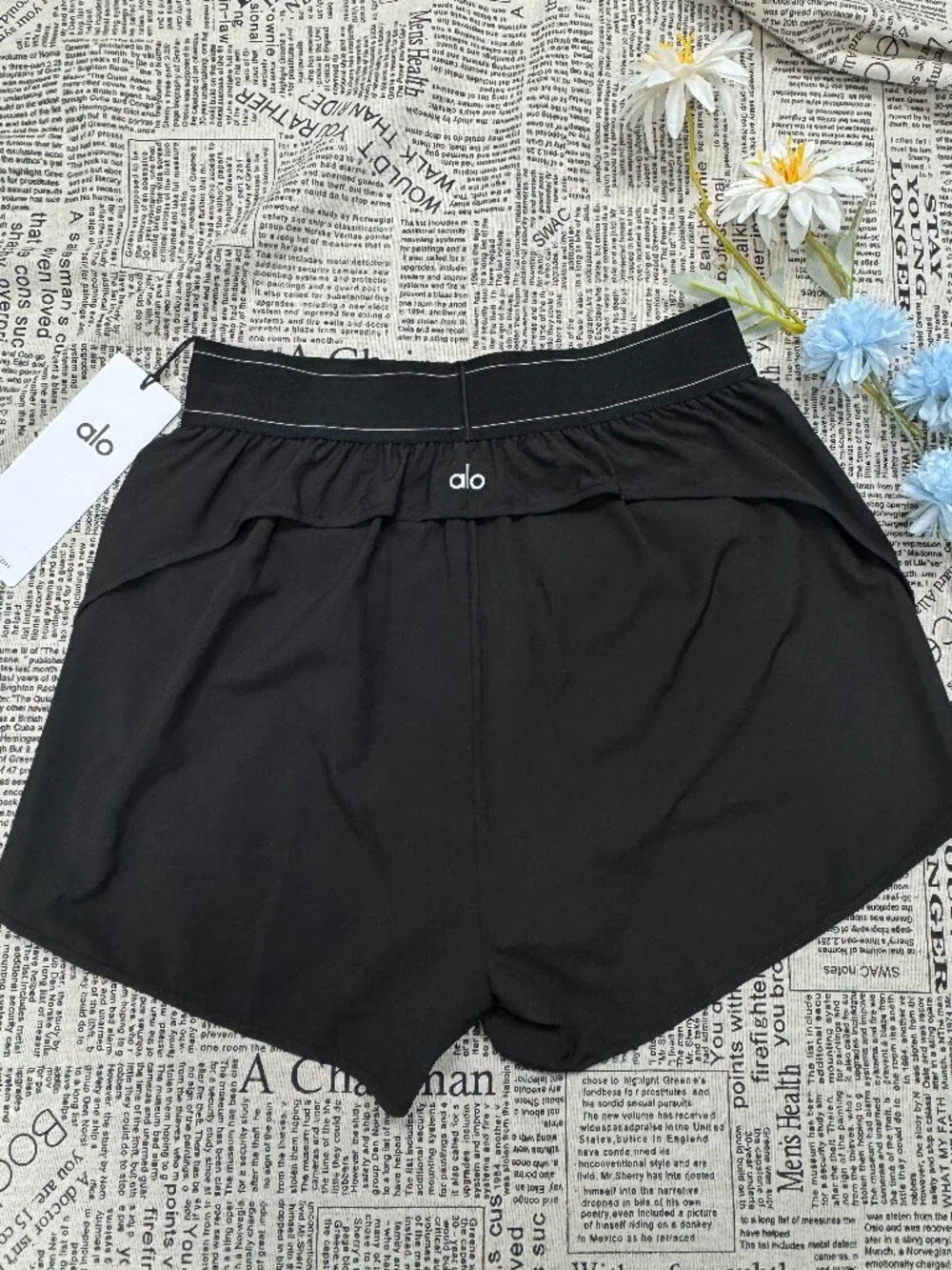 Alo Yoga🕶Lightweight Tennis Shorts Match Point Short Black🖤